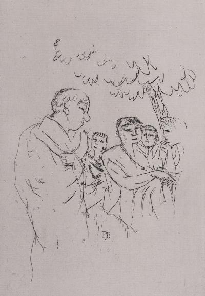 Pierre Bonnard  Sainte Monique, 1930   Gravure originale 2