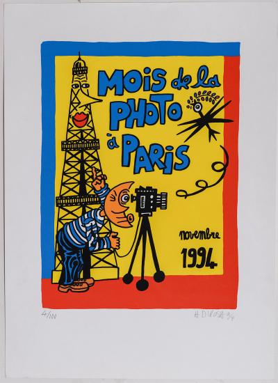 Hervé DI ROSA - Mois de la Photo à Paris, 1994 - Sérigraphie 2