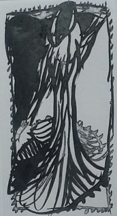Pierre Alechinsky - Ces robes qui m’évoquaient Venise,1988 - Gravure originale signée au crayon 2
