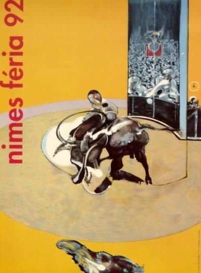 Francis BACON (after) - Féria de Nimes, 1992 - Original poster 2