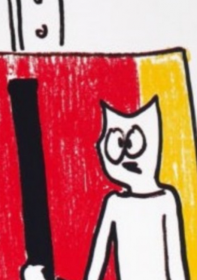 Alain Sechas  - L’artiste, 2019 - Sérigraphie originale signée et numérotée au crayon 2