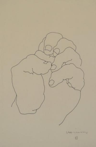 Eduardo CHILLIDA (d’après) - Quatre mains - Impressions offset 2