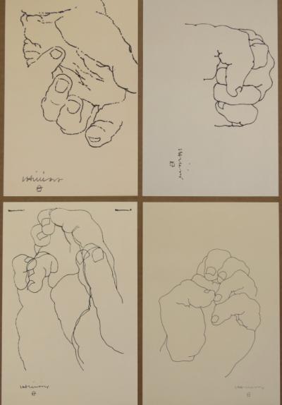 Eduardo CHILLIDA (d’après) - Quatre mains - Impressions offset 2