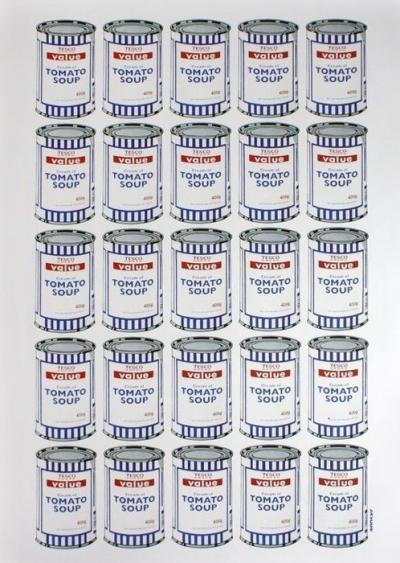 Banksy - Soup Can, Tesco, 2006 - Impression offset 2