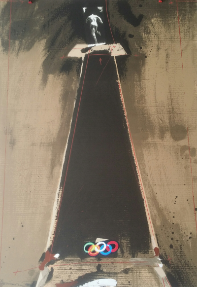 Vladimir Velickovic  - Jeux Olympiques Barcelona, 1992 - Sérigraphie originale signée au crayon 2