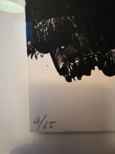 Pierre SOULAGES - Lithographie n°21 - Lithographie signée au crayon 2