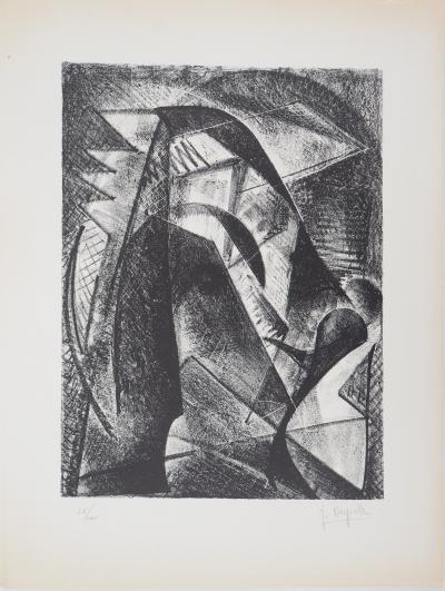 Jean DEYROLLE : Composition, 1946 - Lithographie originale Signée 2