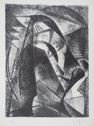 Jean DEYROLLE : Composition, 1946 - Lithographie originale Signée 2