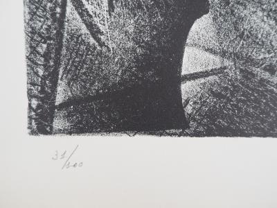 Jean DEYROLLE : Composition, 1946 - Lithographie originale Signée 2