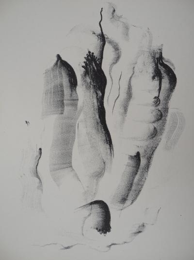 Ernest ENGEL-PAK : Composition, 1946 - Lithographie originale Signée 2