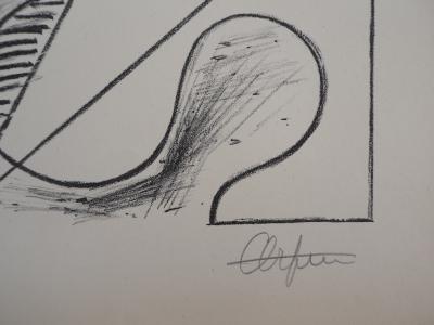 Adolf Richard FLEISCHMANN : Abstrakte Komposition, 1946 - Lithographie originale Signée 2