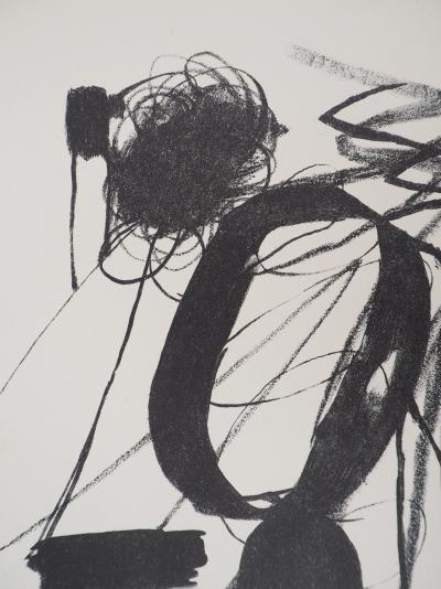Hans HARTUNG : L04, 1946 - Lithographie originale Signée 2