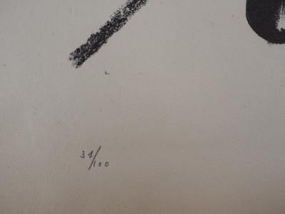 Hans HARTUNG : L04, 1946 - Lithographie originale Signée 2