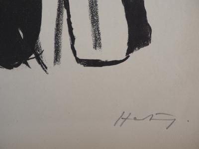 Hans HARTUNG : L04, 1946 - Lithographie originale Signée 2