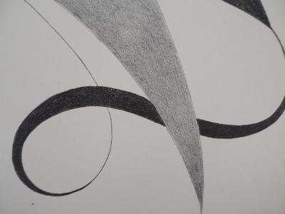 Nicolaas WARB : Composition abstraite, 1946 - Lithographie originale Signée 2