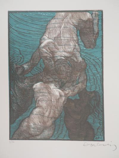 Adolfo de CAROLIS : Ila, Idylles de Théocrite - Bois gravé original signé, 1925 2