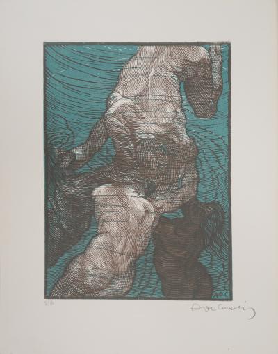 Adolfo de CAROLIS : Ila, Idylles de Théocrite - Bois gravé original signé, 1925 2