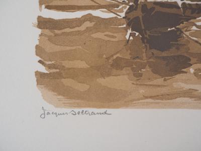 Jacques BELTRAND : Marine, 1926 - Bois gravé original signé 2