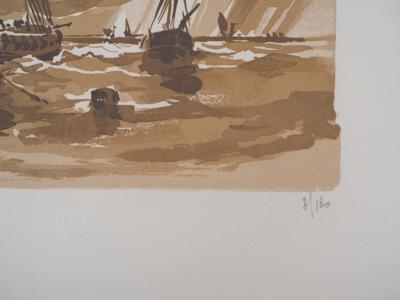 Jacques BELTRAND : Marine, 1926 - Bois gravé original signé 2