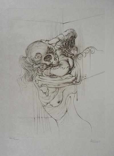Hans BELLMER - La jeune fille et la mort - Gravure originale signée 2