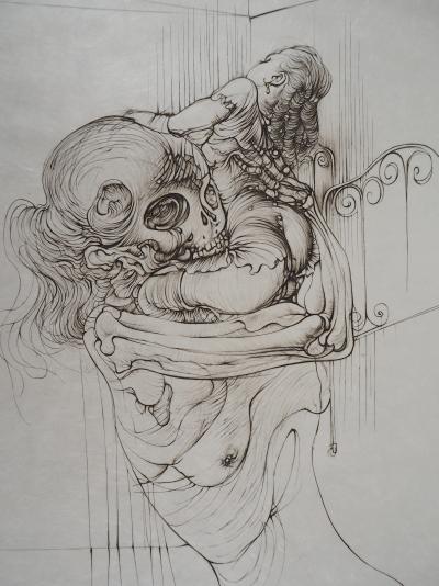 Hans BELLMER - La jeune fille et la mort - Gravure originale signée 2