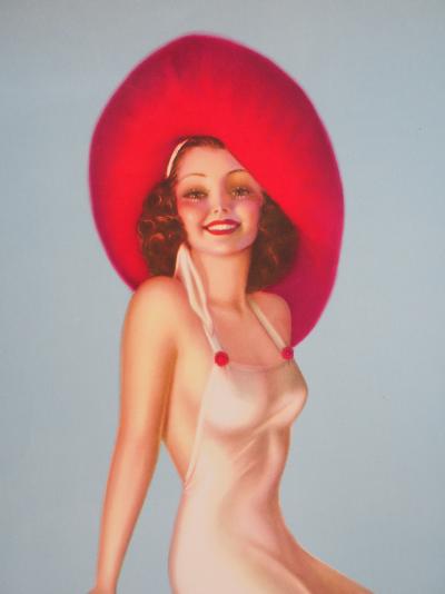 Billy DEVORSS : Pin up - Lithographie signée 2