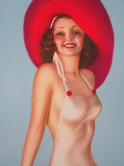 Billy DEVORSS : Pin up - Lithographie signée 2