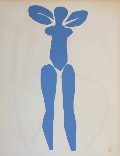 Henri MATISSE (d’après) Nu Bleu Sauteuse de Corde, 1960 Pochoir original 2