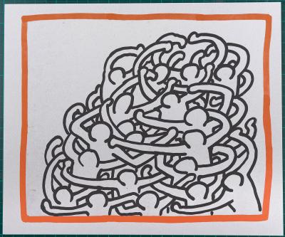 Keith HARING - Untitled - 1990 - Lithographie originale 2