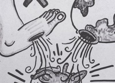 Keith HARING - Sans titre, 1990 - Lithographie originale 2