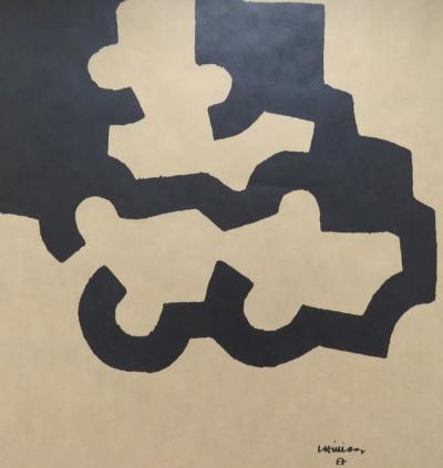 Eduardo CHILLIDA - Deux affiches sur papier kraft  du Musée de Arte Abstracto Espanol - 1982 2