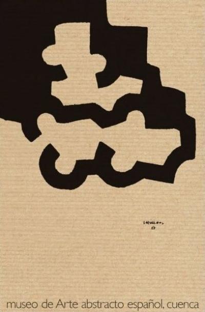 Eduardo CHILLIDA - Deux affiches sur papier kraft  du Musée de Arte Abstracto Espanol - 1982 2