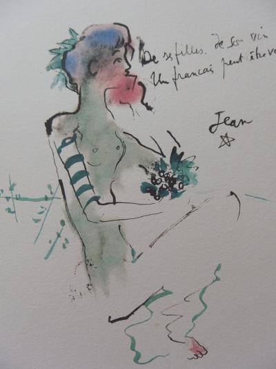 Jean COCTEAU : Ephèbe - Lithographie signée 2