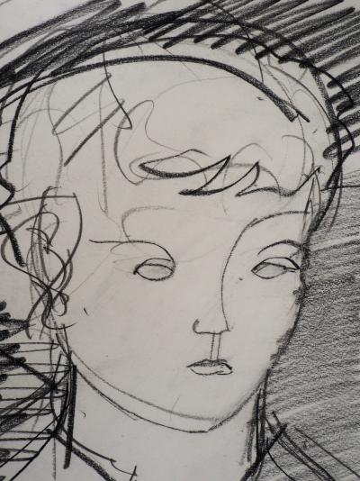 Max PAPART : Hommage à madame Cézanne, 1955 - Dessin original signé 2