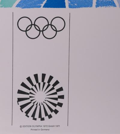 David HOCKNEY - Munich Olympic Games, 1972 - Original lithographic poster 2
