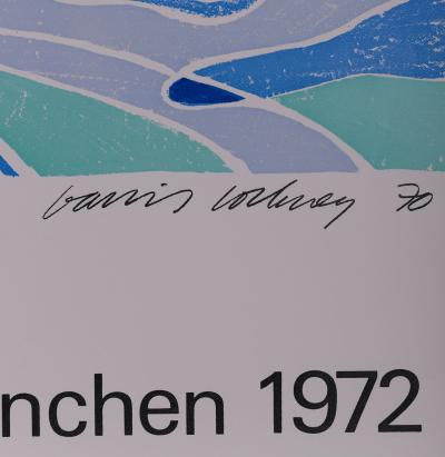 David HOCKNEY - Munich Olympic Games, 1972 - Original lithographic poster 2