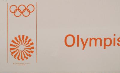 Pierre SOULAGES - Jeux Olympiques de Munich, 1972 - Lithographie originale signée 2