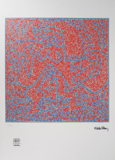 Keith HARING (d’après) - Red acrobat - Sérigraphie 2