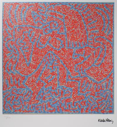 Keith HARING (d’après) - Red acrobat - Sérigraphie 2