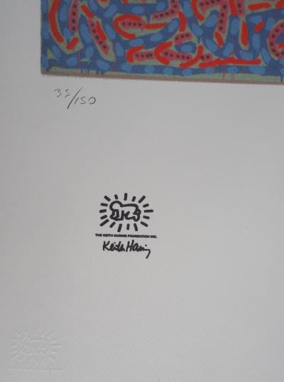 Keith HARING (d’après) - Red acrobat - Sérigraphie 2
