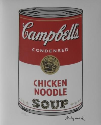 Andy WARHOL (d’après) - Campbell Soup Chicken Noodle - Lithographie 2