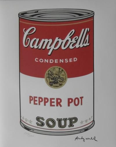 Andy WARHOL (d’après) - Campbell Soup Pepper Pot , Lithographie 2