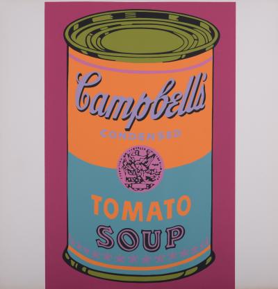 Andy WARHOL - Campbell’s Tomato,1968 - Sérigraphie originale 2