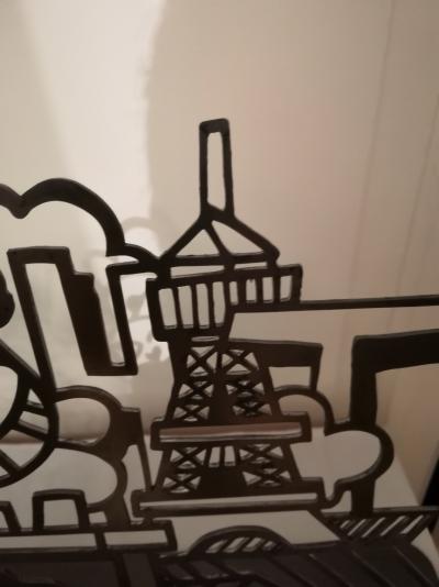 Mr CHAT - Paris Nuage, 2019 - Sculpture en acier 2