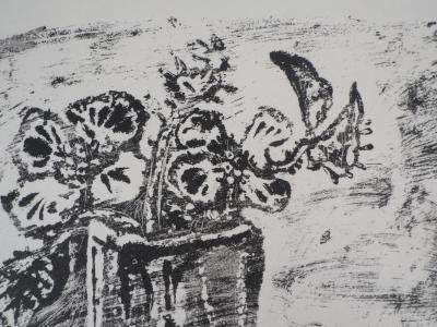 Pablo PICASSO : Petit pot de fleurs - Lithographie originale, 1947 2