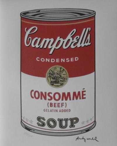 Andy WARHOL (d’après) - Campbell Soup Consommé - Lithographie 2