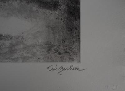 Luc GERBIER : Les marais du Roy - Gravure originale signée 2
