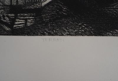 Marcel CHOT PLASSOT - Terrati - Gravure originale signée 2