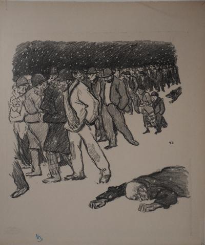 Théophile Alexandre STEINLEN : Déportation - Lithographie Originale 2