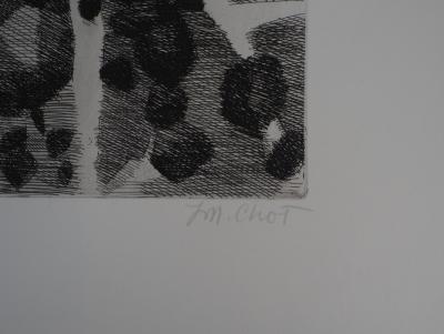 CHOT PLASSOT Maurice : Rio fertile - Gravure Originale Signée 2